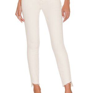 $238 Mother Women's Cream Puff “The Looker" Ankle Fray Jeans Pants Size 32- NWT